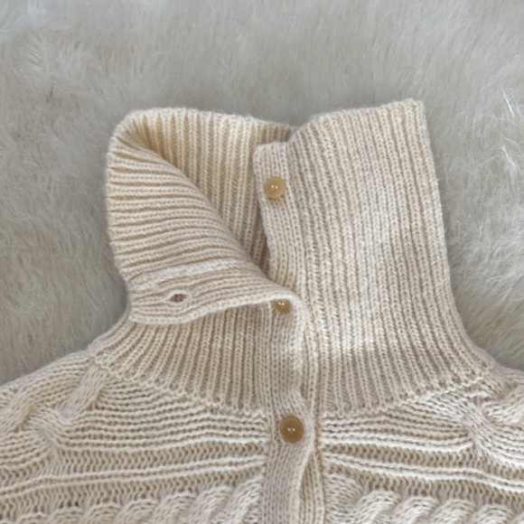 Sundance button turtleneck button sweater - Picture 2 of 4